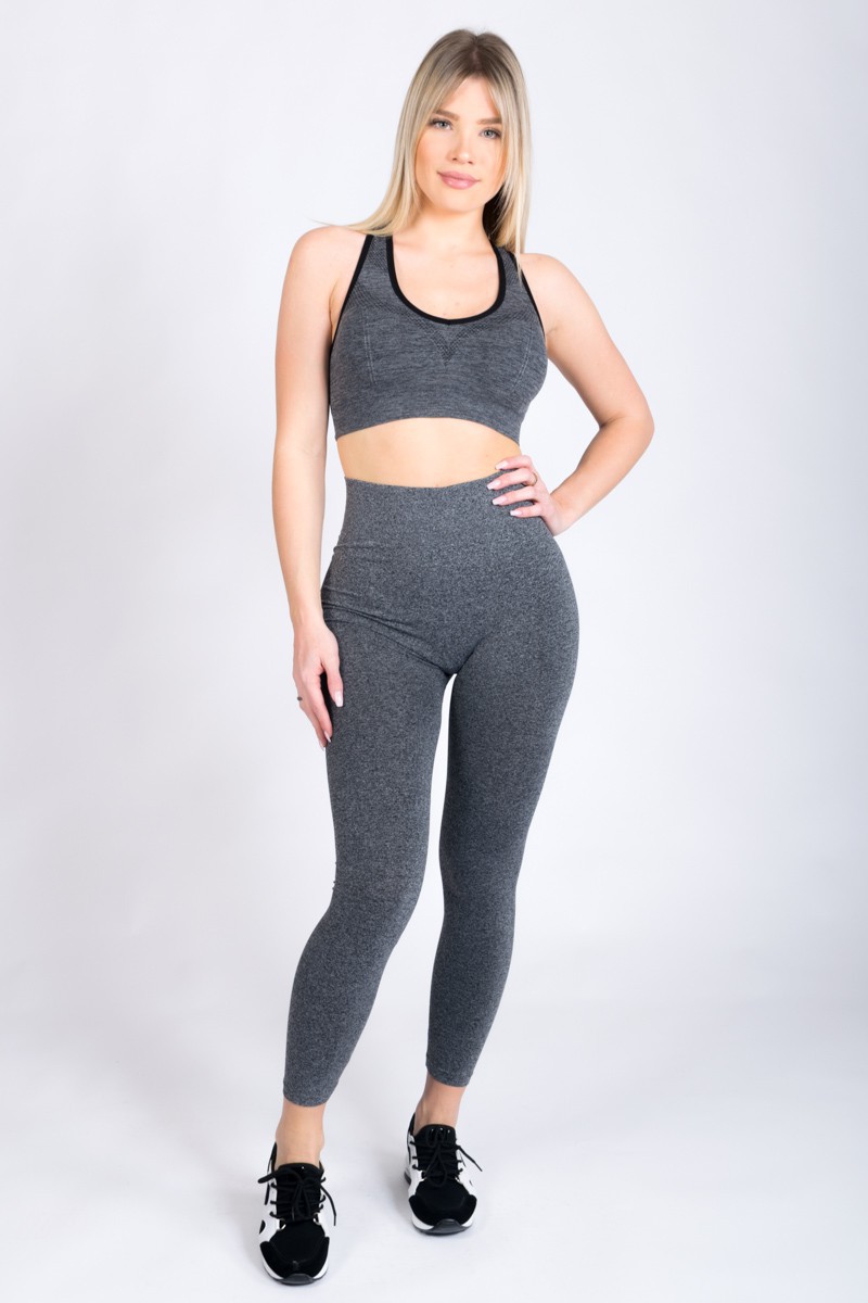 Grey sport leggings - Cinelle Paris