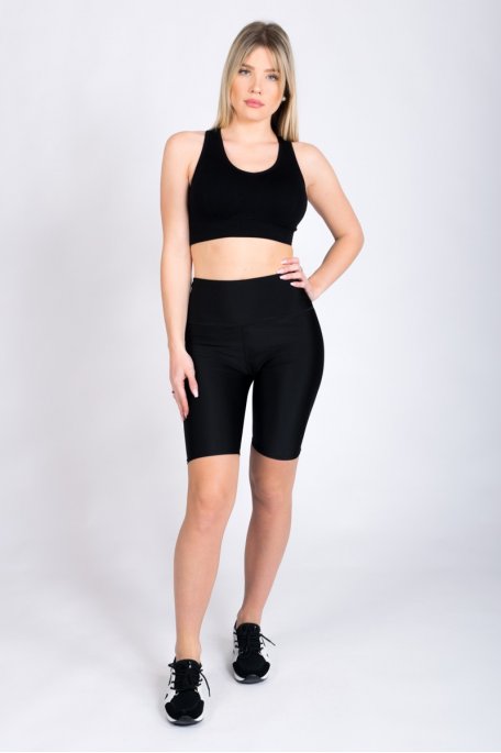 Black cycling shorts