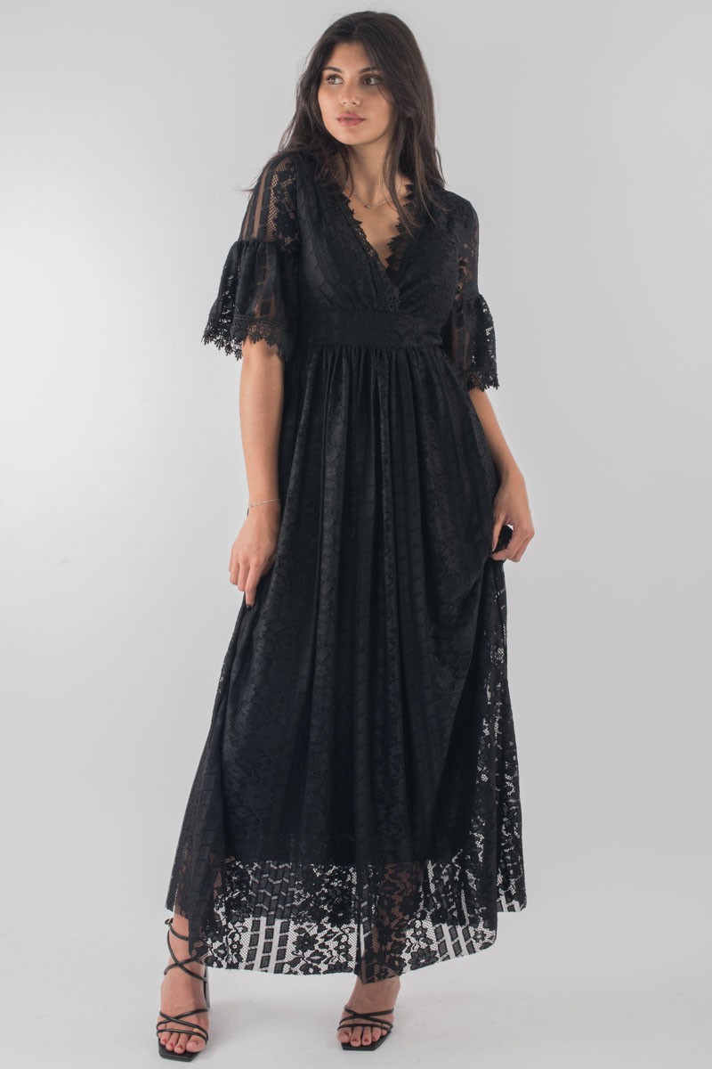 robe courte longue manche