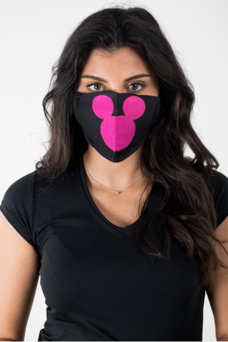 Mickey-Mouse-Maske rosa