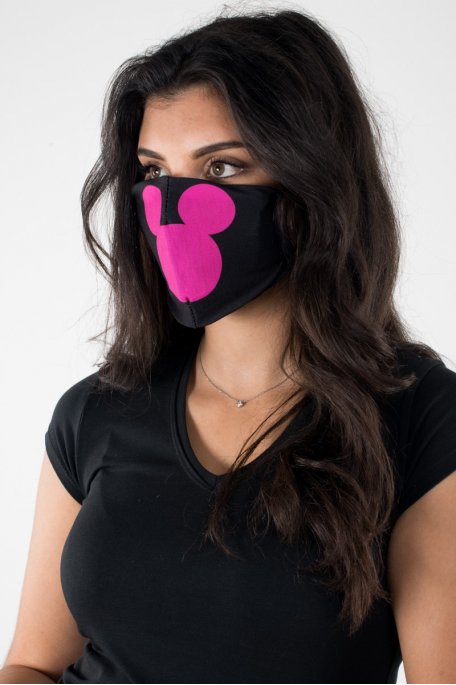 Mickey-Mouse-Maske rosa