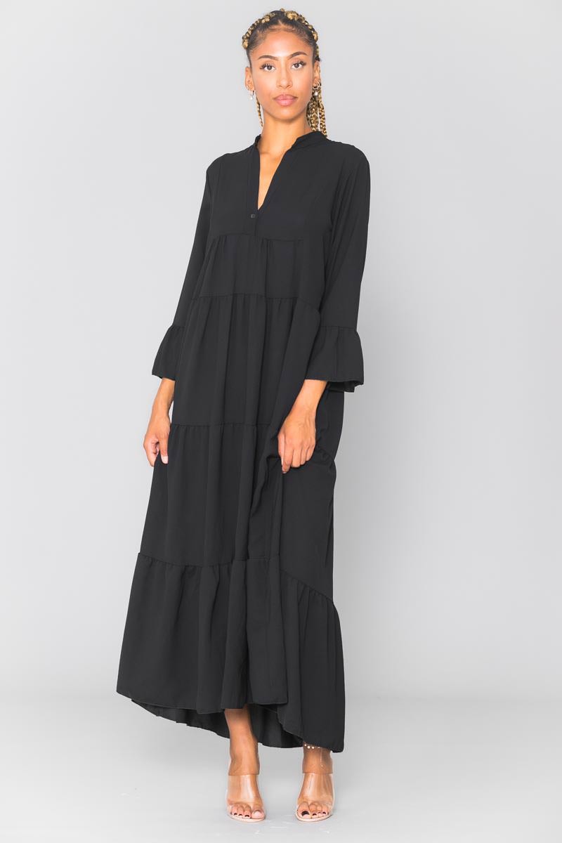 robe longue noire