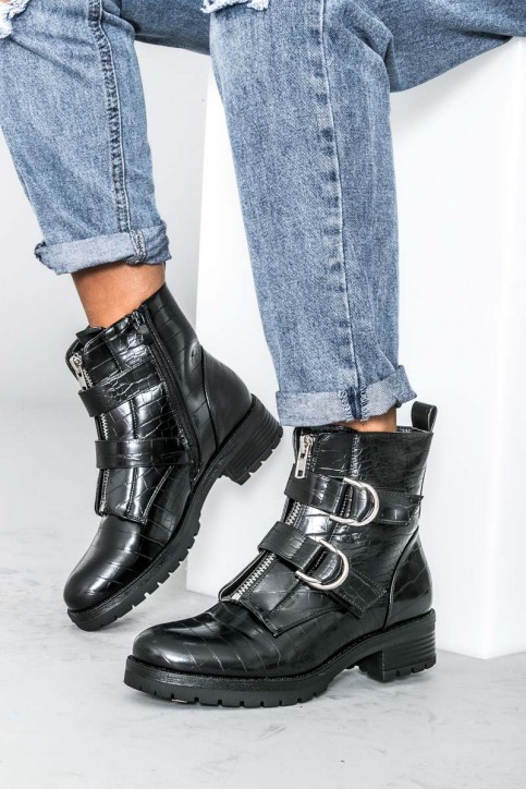 bottines sangles