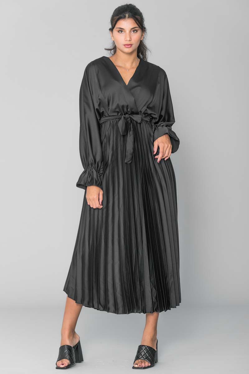 robe longue satinee
