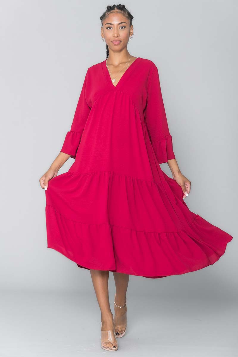 robe longue a volant