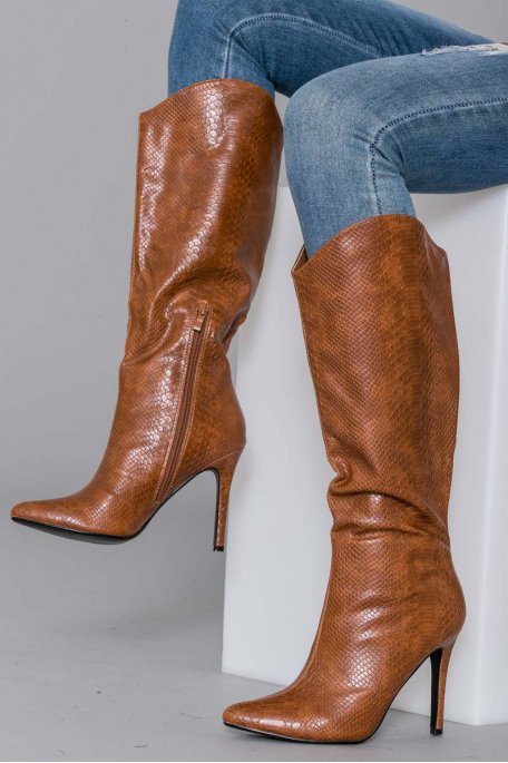 botte camel talon