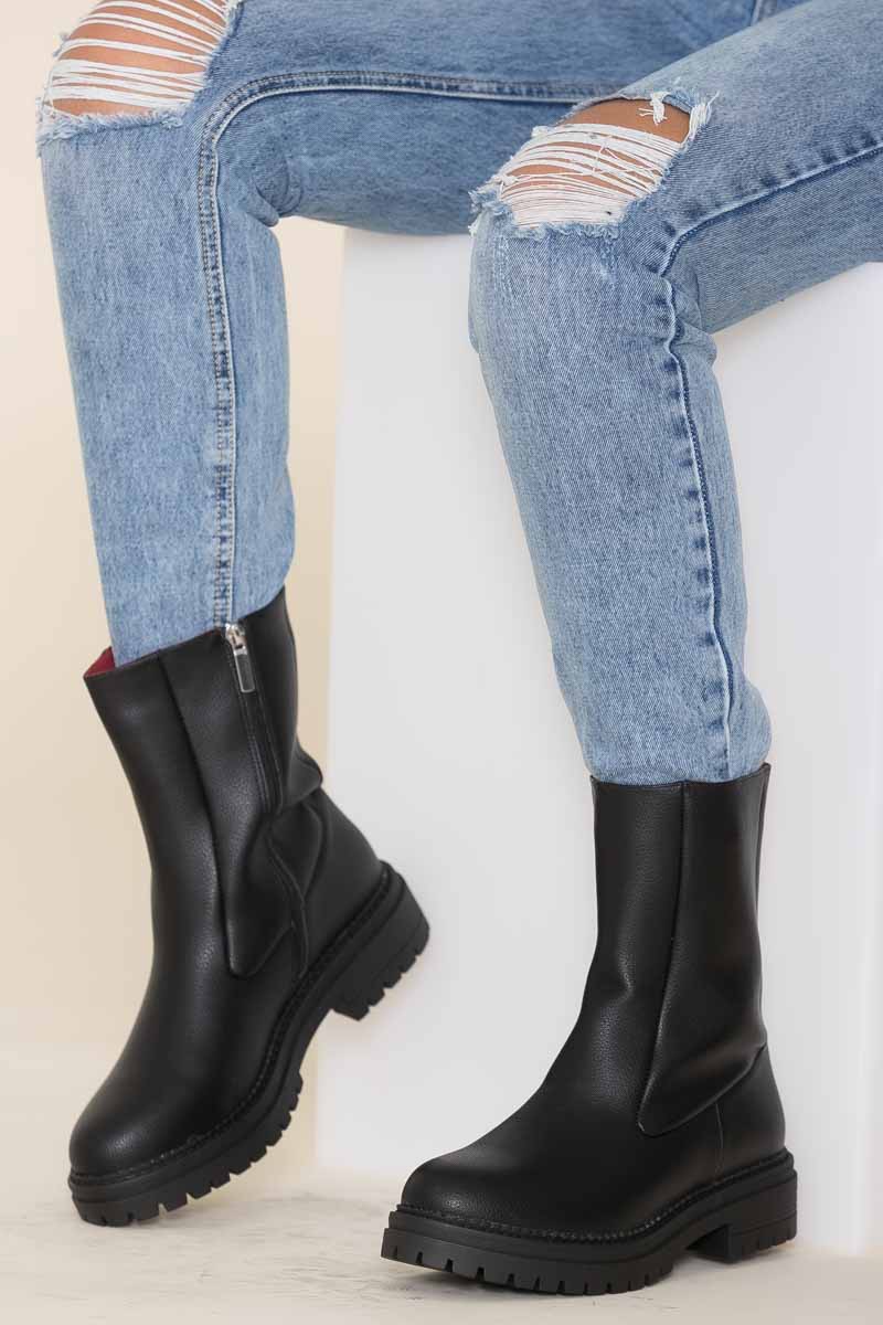 bottines noires femme zalando