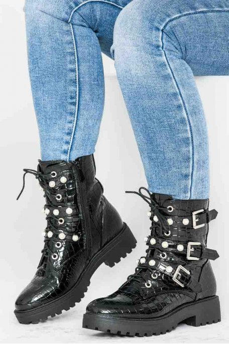 bottes cloutées zara
