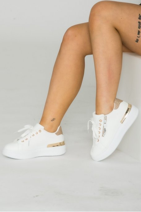 sneakers blanche plateforme