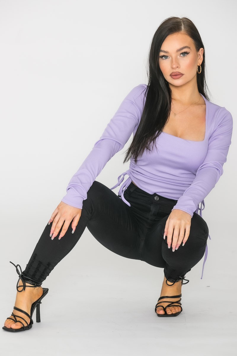 lacet violet
