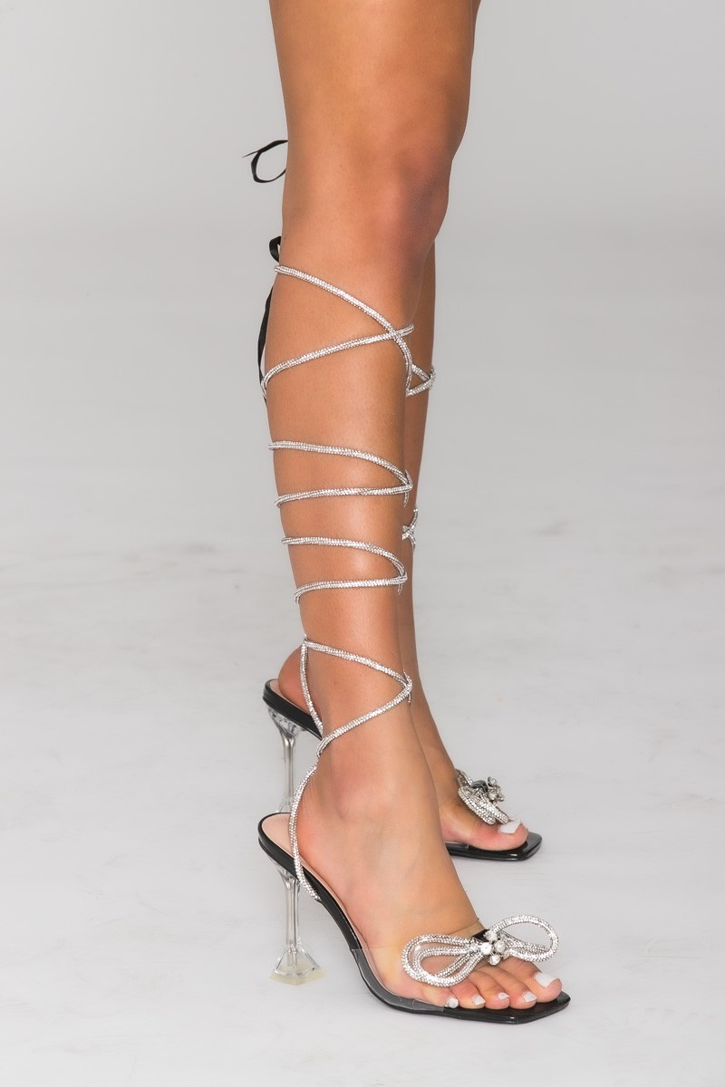 talon femme transparent