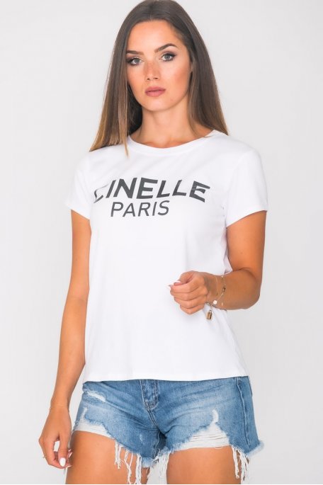 Cycling shorts and oversized black tee-shirt - Cinelle Paris, fashion for  women.