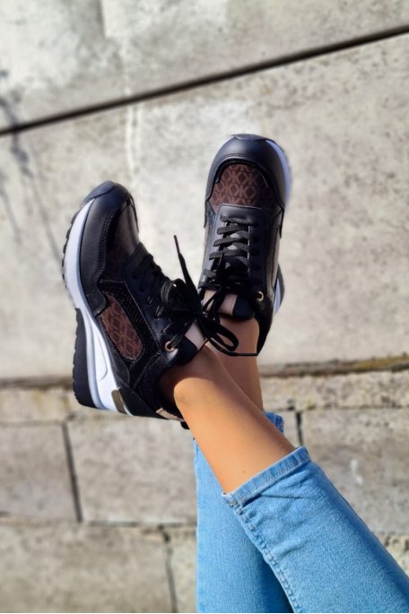 Bi-Material K Sneakers black