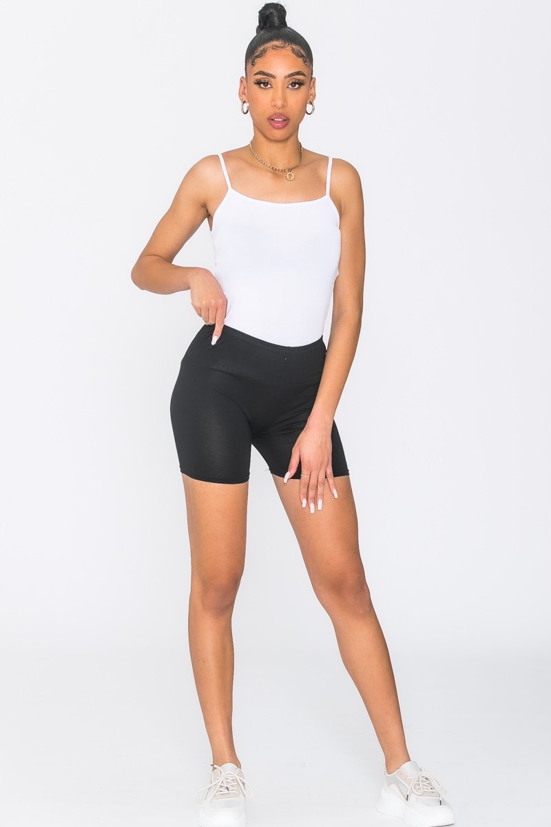 White sales fabric shorts