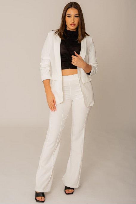 Suit jacket and pants white