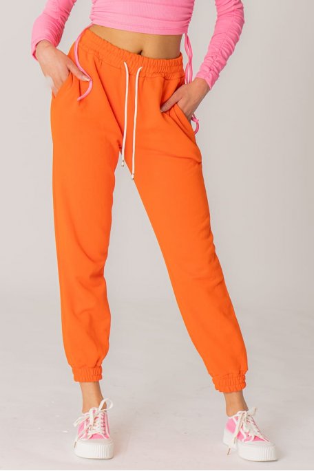 Orange jogging 2025 suit