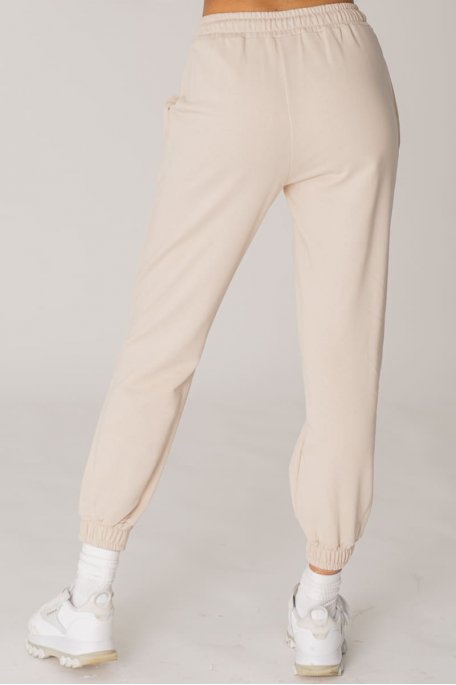 Pantalon jogging femme Femme Sun valley SWEATERIE Beige Sport 2000