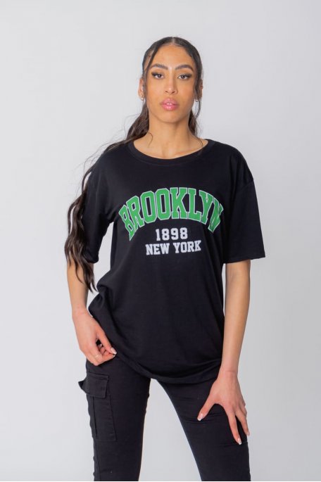 Tee-shirt brooklyn noir