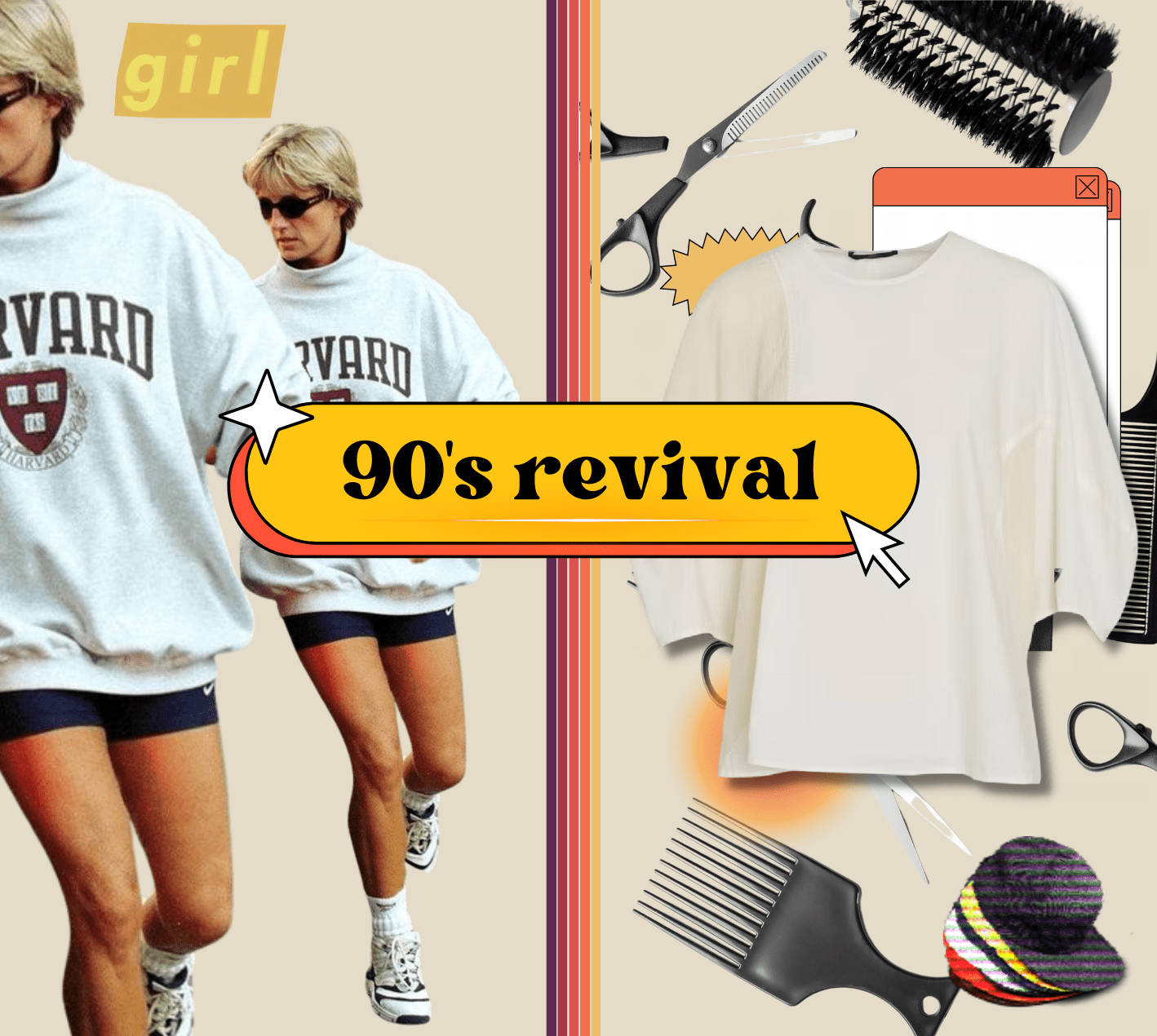 Les pièces mode des années 90