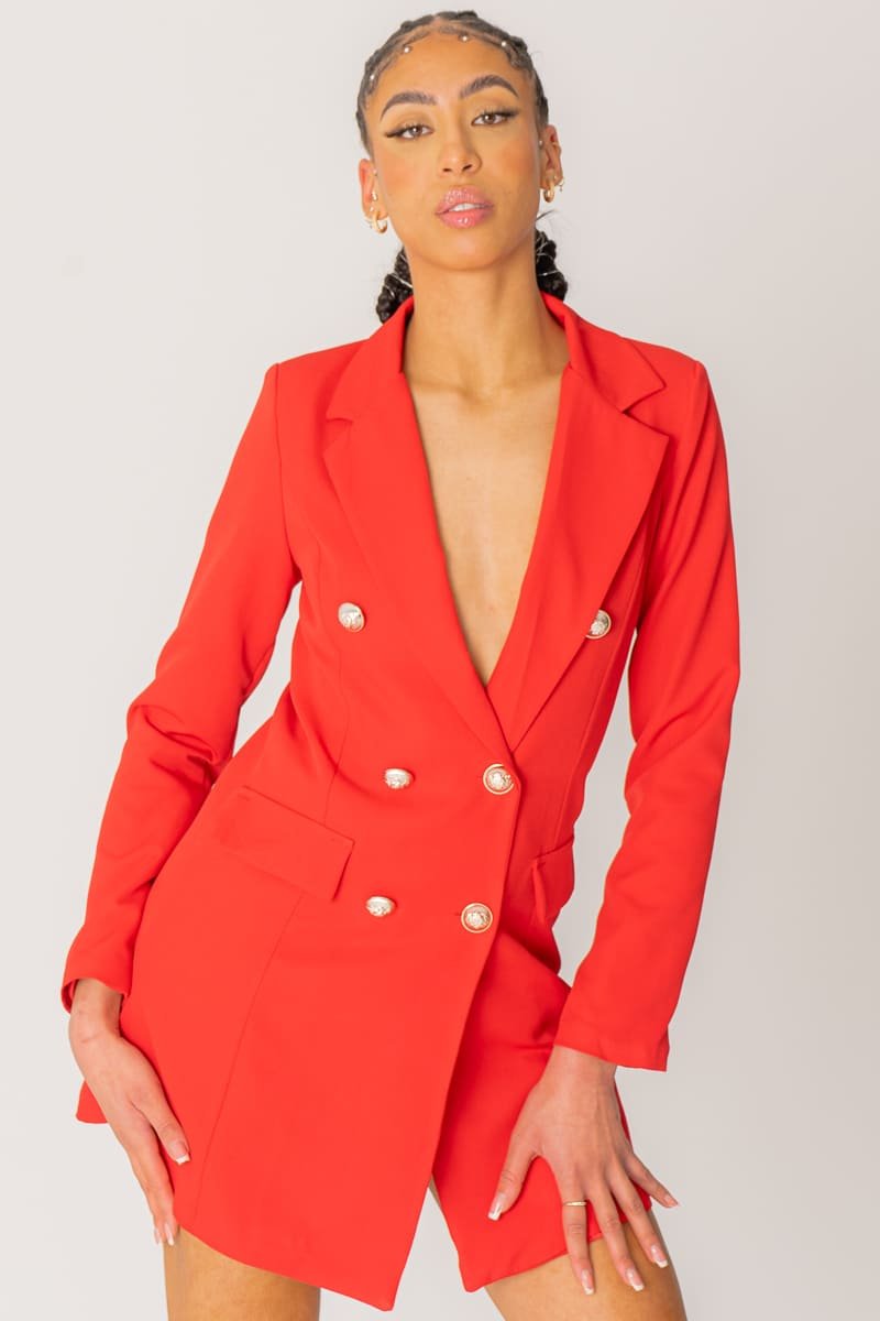 robe blazer rouge saint valentin